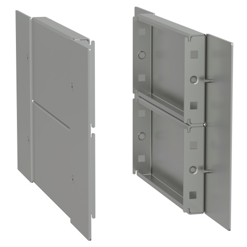 Spacial - side plinth - H200 D400 stainless steel 316L