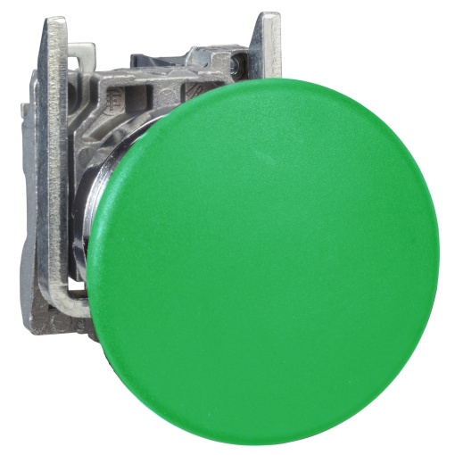 botão de pressão verde Ø 22 - cabeça de cogumelo Ø 40 - 1 NA - ATEX