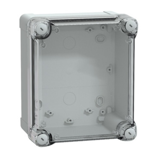 PC box IP66 IK08 RAL7035 Int.H175W150D100 Ext.H193W164D105 Transp.cover H40