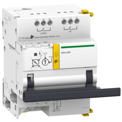 Acti9 iC60 - Religador automático ARA - 1P - 1PN - 2P - 4 Prog