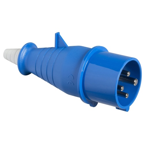 Ficha com inversor de fase, Mureva PK, 16 A, 3PE, 220 V, IP44