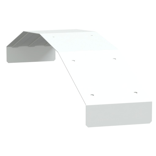 Ligação de teto superior de cúpula, KS de Canalis para EV, 100A a 400A, branco RAL9003, com rebites