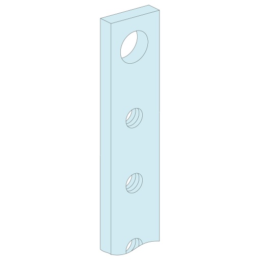 Linergy BS 4 Barras CU perf.160A,C1,4m