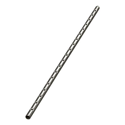 Tubo de amostragem, 1500-3000mm