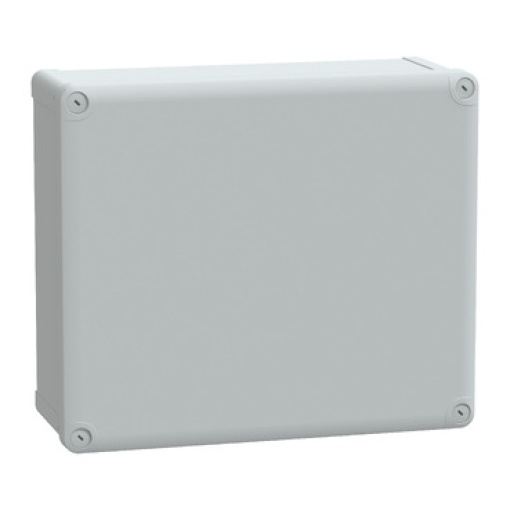 PC box IP66 IK08 RAL7035 Int.H325W275D120 Ext.H341W291D128 opaque PC cover H20
