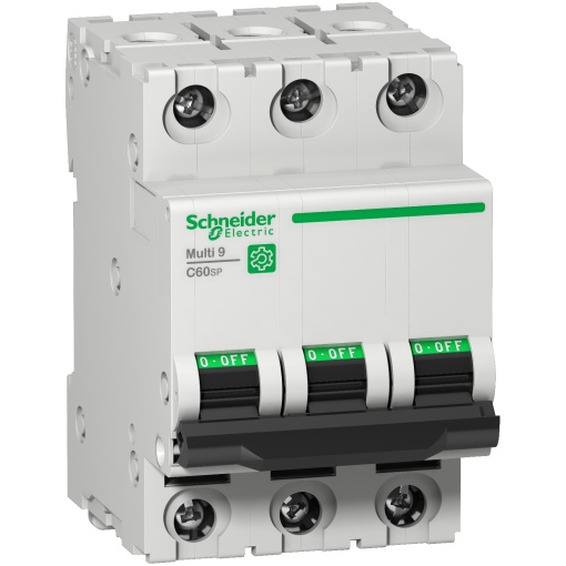 Multi9 - Disjuntor C60SP, 3P, 10A, curva B, 10kA UL1077, 10kA IECEN 60947-2