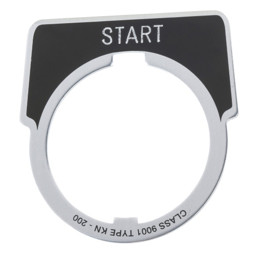 Etiqueta - ø 30 - 40 x 43 mm - start