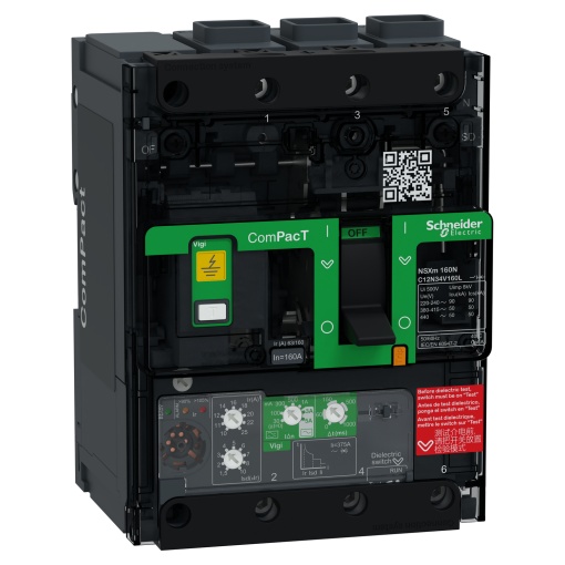 ComPacT DISJUNTOR NSXm160N 50kA CA 3P 160A 4,1 ELINK