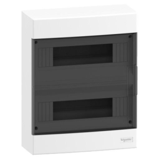 Easy9 EU - Quadro saliente - IP40 - 2x12 módulos - porta fumada
