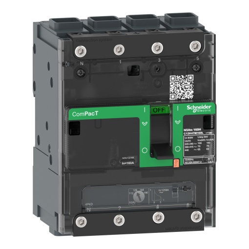 ComPacT DISJUNTOR NSXm100E 16kA CA 4P4D 100A TMD ELINK