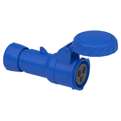 Tomada PratiKa - reta - 16 A - 2P  E - 200...250 V AC - IP67