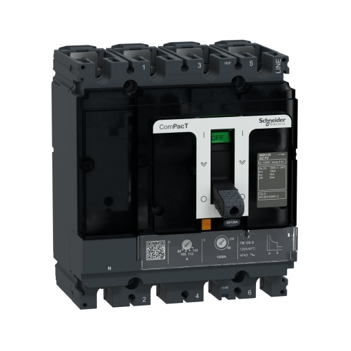 ComPacT DISJUNTOR NSX160F 36kA DCPV 4P 125A TMD