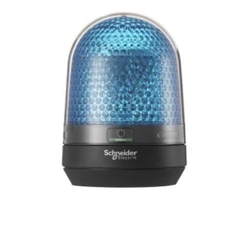 Baliza giratoria , 100 mm, azul, sem buzzer, 12...24 v dc