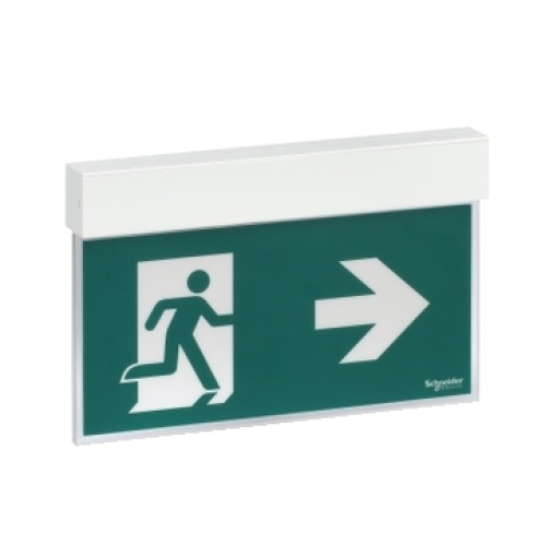 Exiway Easysign, IP40, Auto-alimentado Standard, Mantido  Não Mantido, 24m, 1.5h, Dispositivo de Sinalização de Segurança