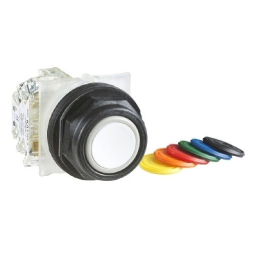 Pushbutton 600vac 10amp 30mm sk options