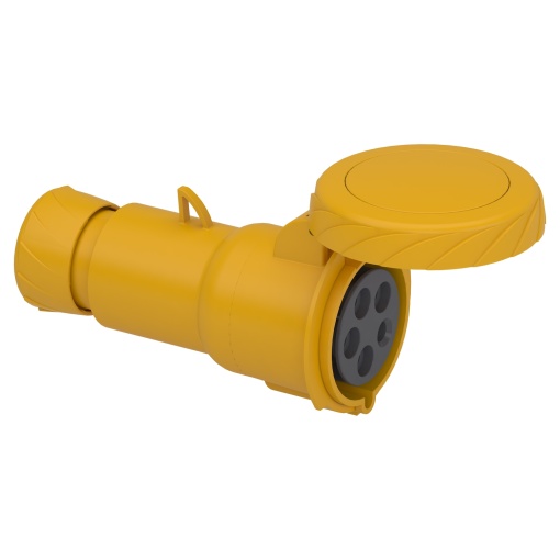 Tomada PratiKa - reta - 32 A - 3P  N  E - 100...130 V CA - IP67