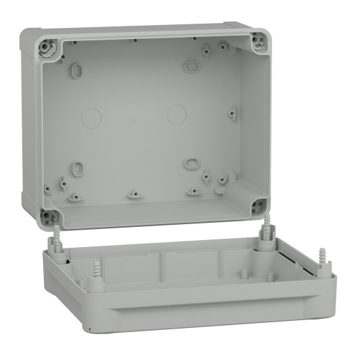 ABS box IP66 IK07 RAL7035 Int.H225W175D120 Ext.H241W194D127 Opaque cover H40