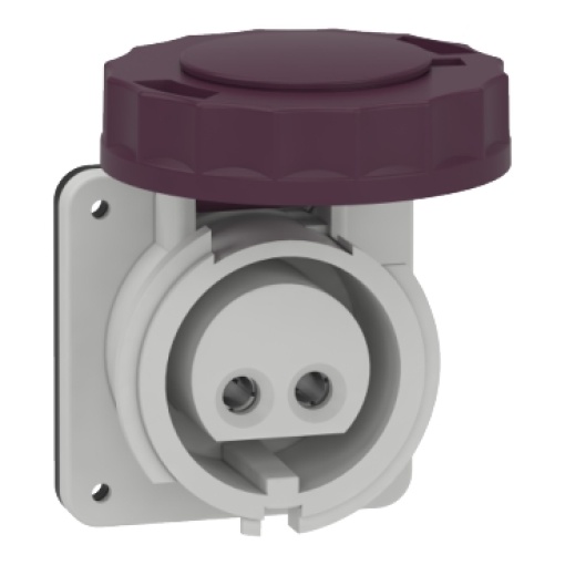 PratiKa industrial socket - 16 A - 2P - 20...25 V AC - IP67