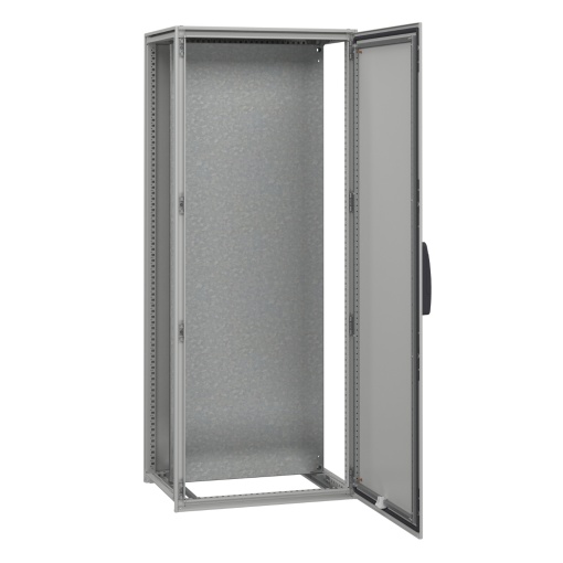 Armário elétrico modular de montagem no chão, PanelSeT SFN, aço descarbonizado,platina, 1800x600x500mm, IP55