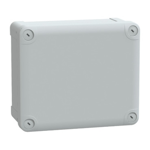 PC box IP66 IK08 RAL7035 Int.H175W150D80 Ext.H193W164D87 Opaque PC cover H20