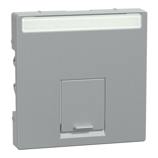 M-Elegance - Centro de tomada RJ45 simples - Alumínio