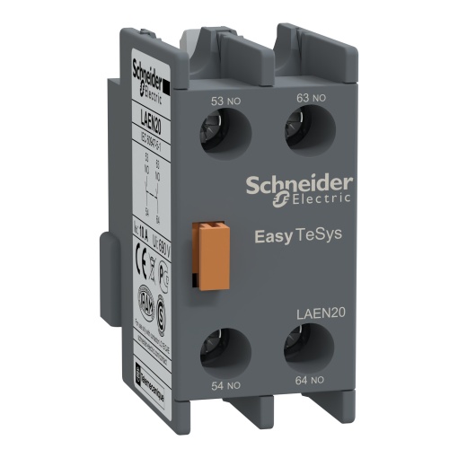 Bloco de contactos auxiliares, Easy TeSys Control, 2 NO, para LC1ECAE