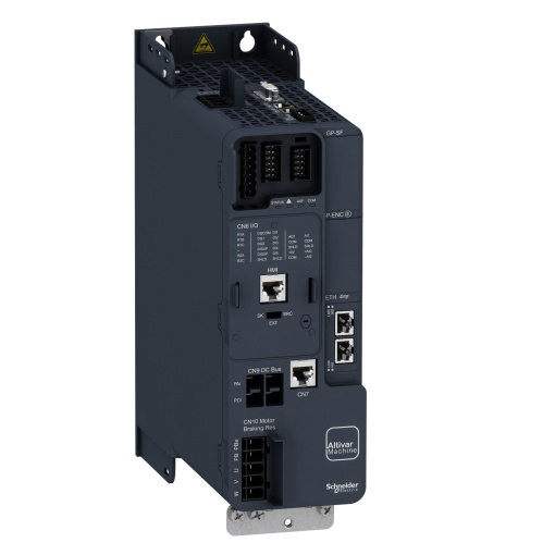 Variador de velocidade, Altivar Machine ATV340, 3 kW, para serviços pesados, 400 V, trifásico, Ethernet