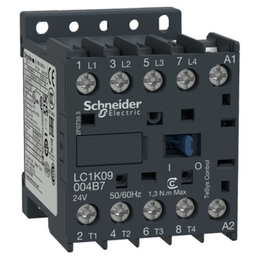 Contactor TeSys K - 4P4 NA - AC-1 -  440 V 20 A - 24 V bobina CA
