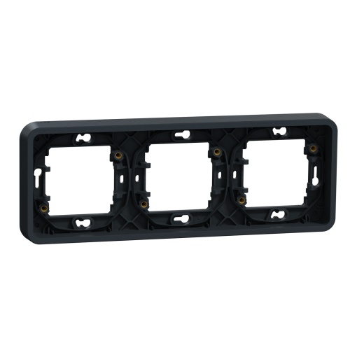 Quadro horizontal, Mureva Styl, 3 elementos, IP55, Cinzento