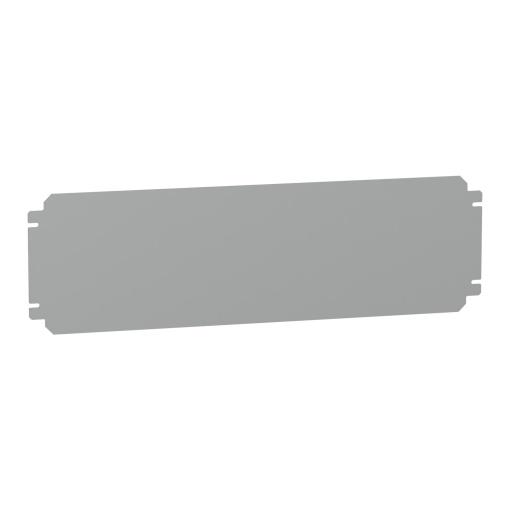 Plain mounting plate H200xW600mm made of galvanised sheet steel