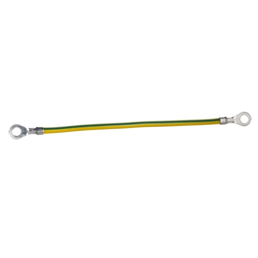 Earth leads section 25mm², length 350mm, eyelet hole 8,3mm. Packaging unit 10.