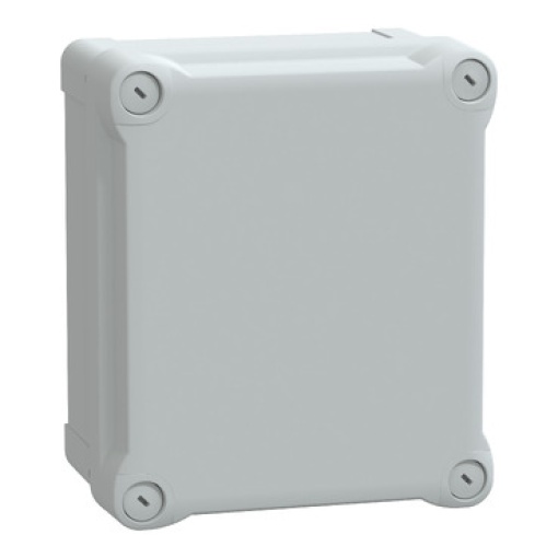 PC box IP66 IK08 RAL7035 Int.H175W150D100 Ext.H193W164D105 opaque PC cover H40