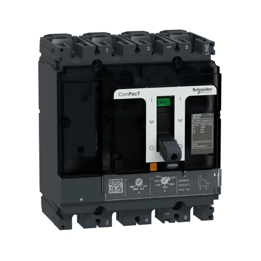 ComPacT DISJUNTOR NSX250F 36kA DCPV 4P 200A TMD