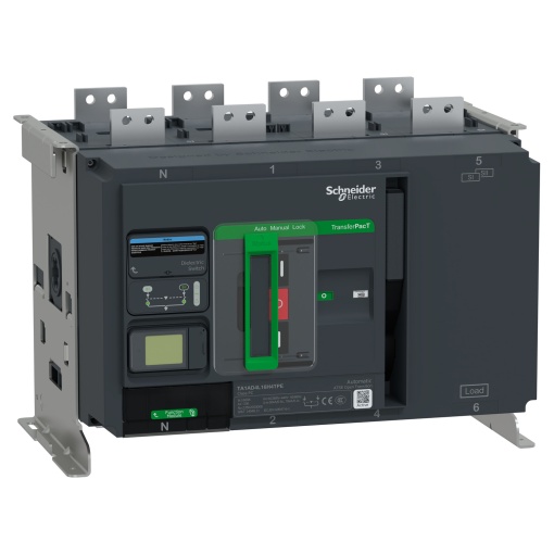 TransferPacT Active Automatic, 1250A, 400 VAC, 4P, tamanho 1600A