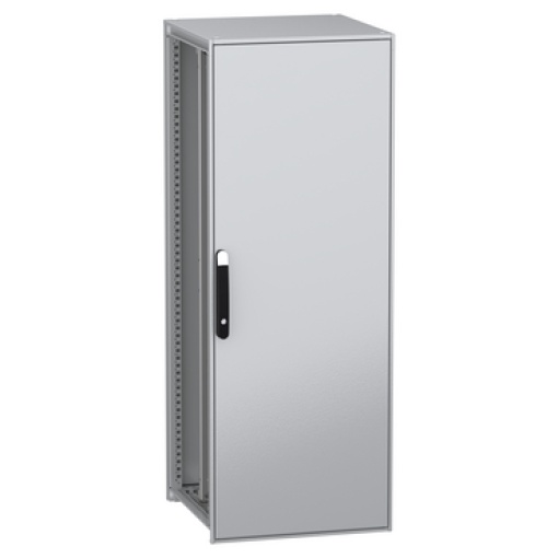 Armário elétrico modular de montagem no chão, PanelSeT SFN, aço descarbonizado,platina, 1600x600x600mm, IP55