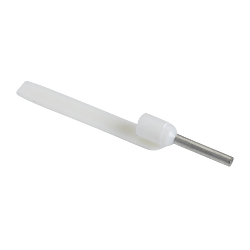 ponteira simples com porta-referências  tamanho médio  0,5 mm² - branco