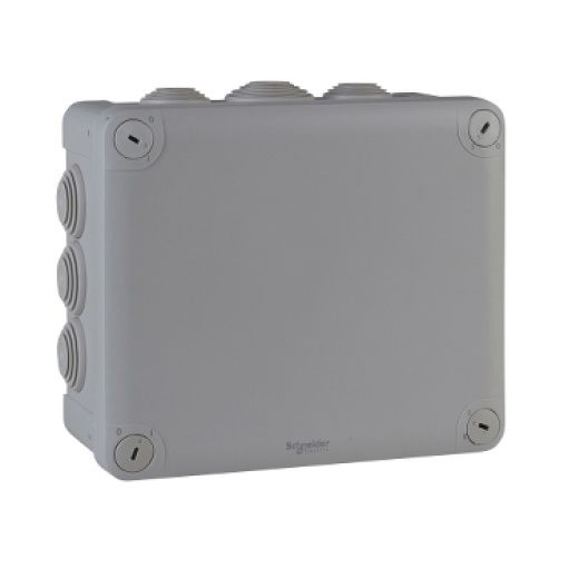 Mureva BOX - junction box - 10 grommets Ø25  2xØ32 - 175x150x80 mm