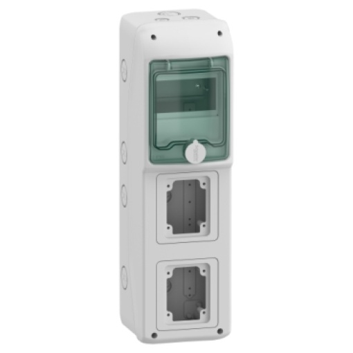 Mureva - Quadros para tomadas - IP68 - 2 aberturas - 1x5 módulos