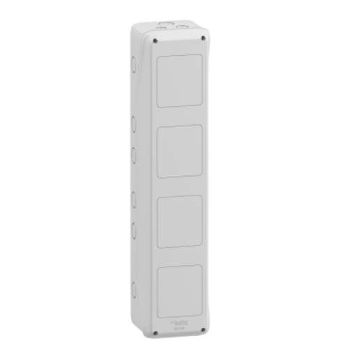 Mureva - Quadro de interface - 138x610 mm - 4 aberturas