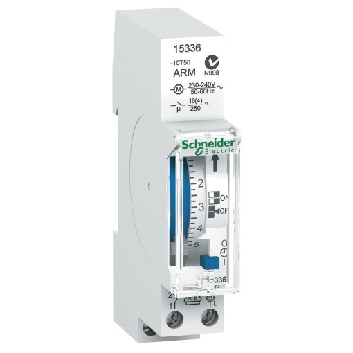 Acti 9 - IH - mechanical time switch - 24 h - 100 h memory