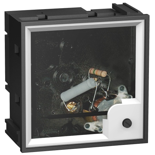 amperímetro analógico - 3 In sem mostrador - 72 x 72 mm
