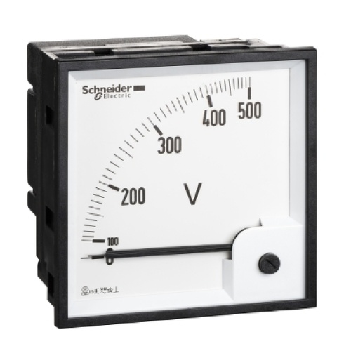 Voltimetro VLT PowerLogic - 96 x 96 - ferromagnético - 0..500 V