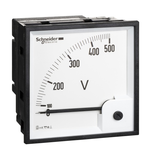 Voltimetro VLT PowerLogic - 96 x 96 - ferromagnético - 0..500 V