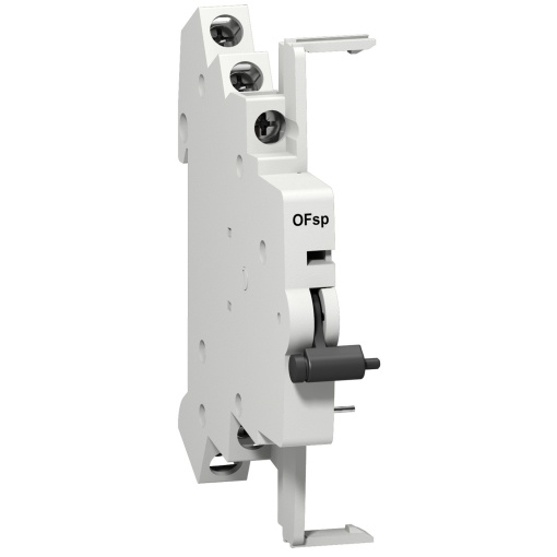 auxiliary contact - 1 NC  1 OC - 380..415 V - 6 A - for RCCB