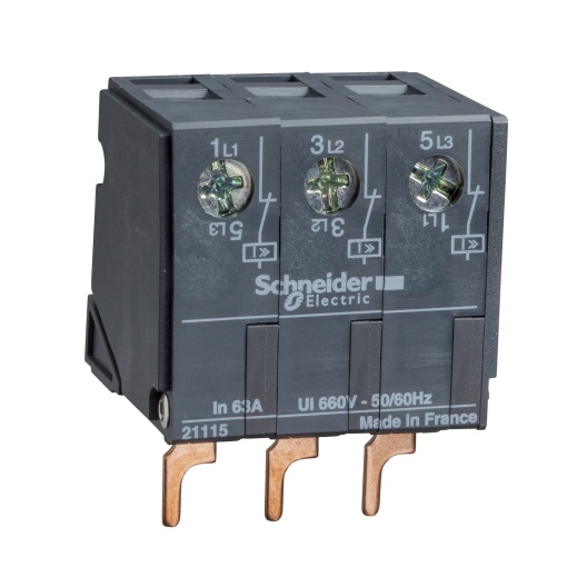 current limiting block - 63 A - for P25M
