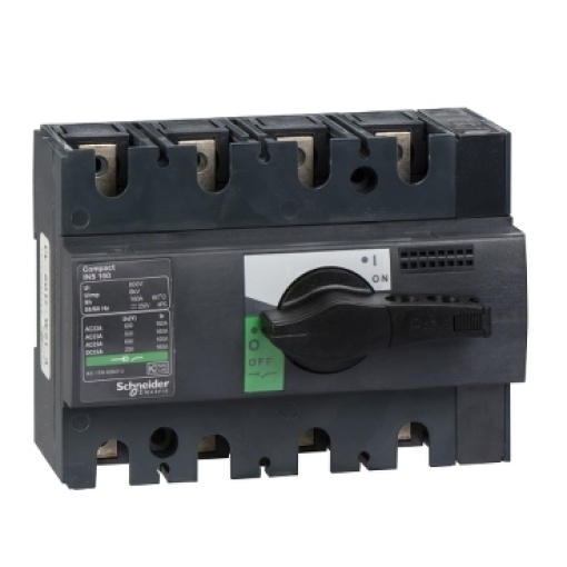 interruptor seccionador Interpact INS160 - 4 pólos - 160 A