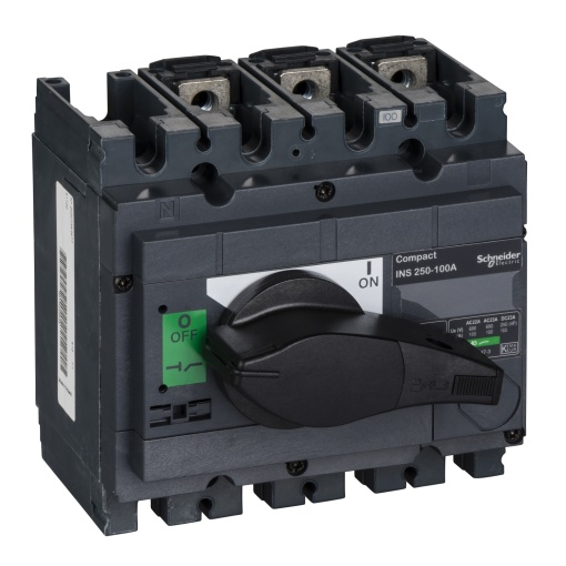 interruptor seccionador Interpact INS250 - 100 A - 3 pólos