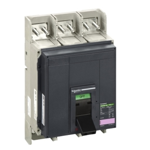 disjuntor Compact NS800L - 800 A - 3 pólos - extraível -sem controlo