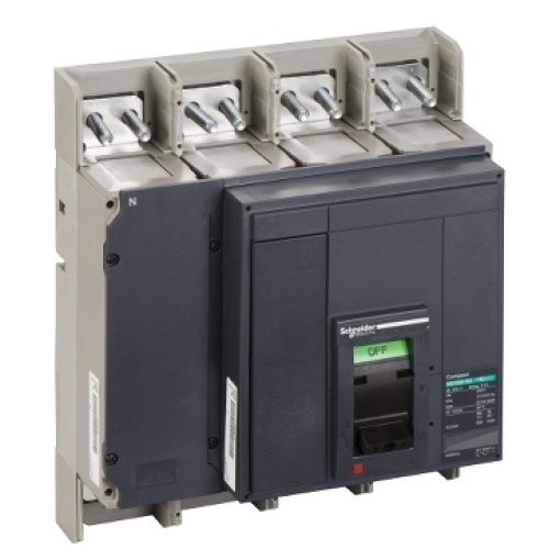 interruptor seccionador Compact NS1000 NA - 1000 A - 4 pólos - com tomadas