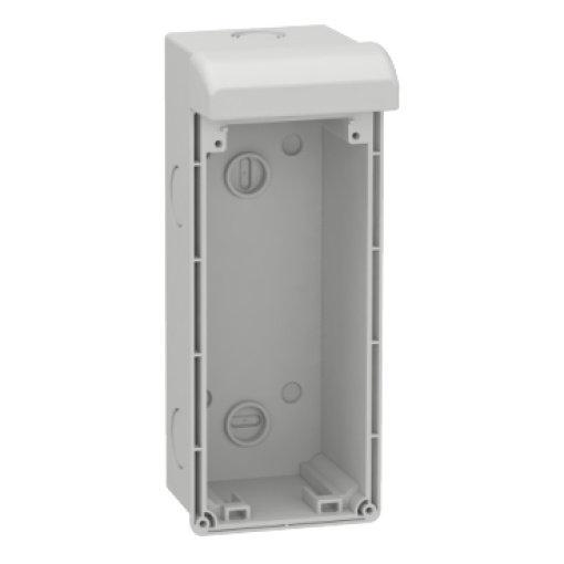 PratiKa Unika - mounting box - 16-32 A - with knock-outs